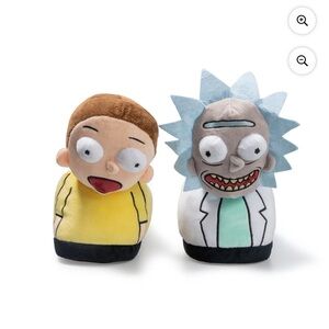 Adult Rick and Morty Plush Slippers New w/ Tags. Size 13/14 Cartoon